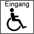 Eingang voll zug&auml;nglich